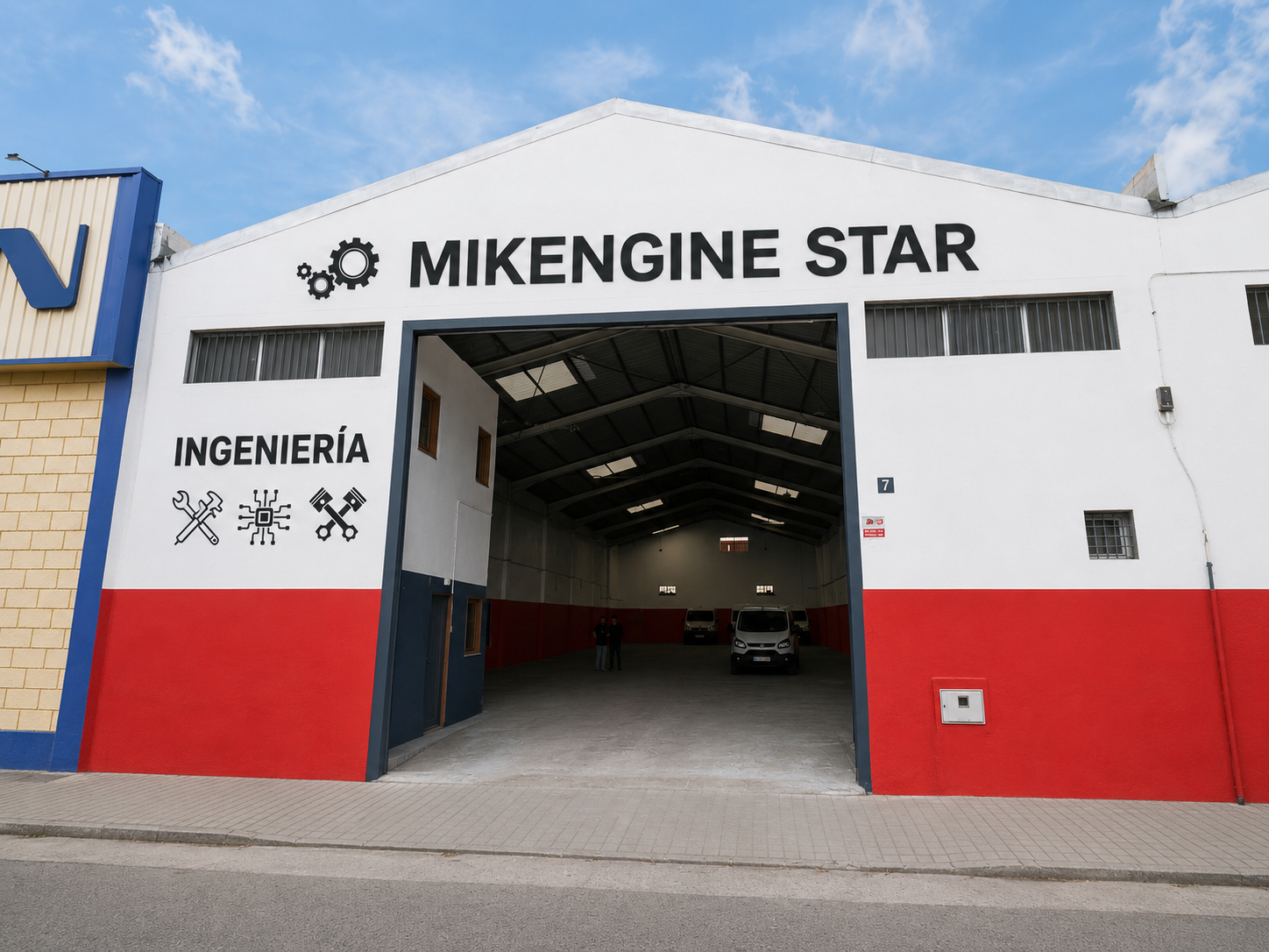 Nave industrial MIKENGINE STAR en el Polígono El Sebadal, Las Palmas de Gran Canaria